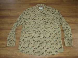 Goodthreads Mallard Duck Print Langarm Hemd mit Knopfleiste Herren XL - Bild 1 von 6