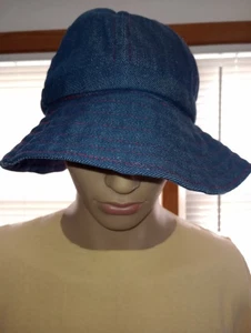 Vintage 60er-70er Jahre Denim Fischerhut - Bild 1 von 6