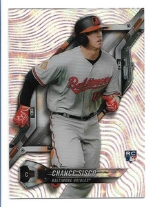 Difractor galáctico Chance Sisco 2018 Topps High Tek Pattern 1 Waves RC #HT-CSI - Imagen 1 de 2