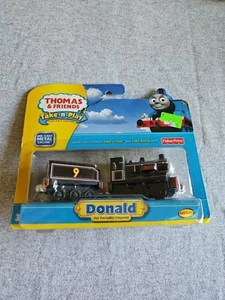 Thomas and Friends Take N Play DONALD WITH TENDER Paquete Rasgado CHINA - Imagen 1 de 10