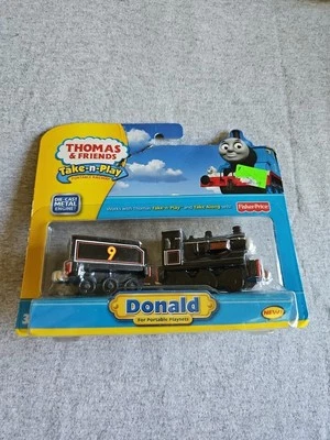 Thomas and Friends Take N Play DONALD WITH TENDER Ripped Package CHINA - Image 1 of 4