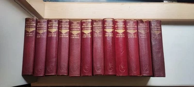 The British Encyclopedia Illustrated 1933 12 Vol Set Odhams Press Red Cloth - Image 1 of 4