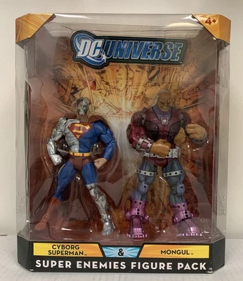 DC Universe Classics Super Enemigos Paquete de 2, Cyborg Superman y Mongul, Nuevo, Sin usar, en caja sellada Foto 1 de 4
