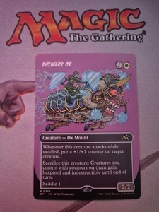 Mtg - Bulwark Ox - Borderless - Aetherdrift - Rare - NM - Picture 1 of 1