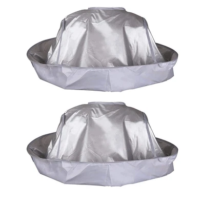 Capa de corte de pelo paraguas capa de peluquería cubierta de pelo peluquero salón Foto 1 de 4