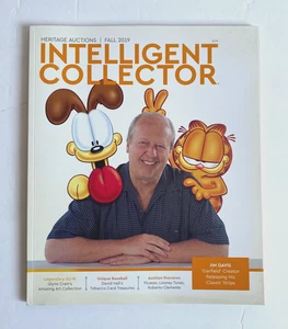 Vintage 2019 Intelligent Collector Magazine Garfield Comic Jim Davis SciFi Art - Picture 1 of 12