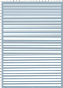 1/24 1/12 1/20 1/25 1/43 1/18 White Stripes Lines Automotive Model Marine Decal - Bild 1 von 1