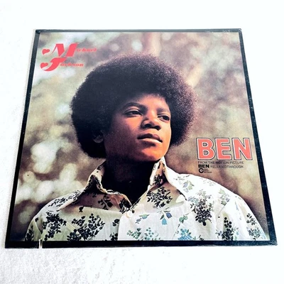 Michael Jackson "Ben" 1972 R&B LP, SEALED!, 2nd Pressing, Original Motown - Image 1 of 2