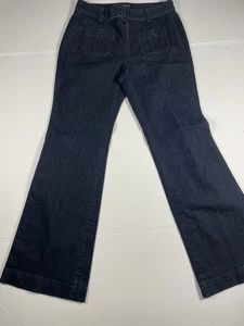 Ann Taylor Jeans Größe 6 Blau Dark Wash Curvy Stretch - Bild 1 von 7