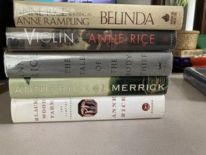 Anne Rice HC/DJ 1st additions, 5 released in the USA 1 released in the UK - Picture 1 of 11