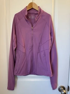 TITIN EXTRA SMALL WOMEN’s Athletic Wear Shirt Jacket Purple Full Zip Workout Top - Picture 1 of 11