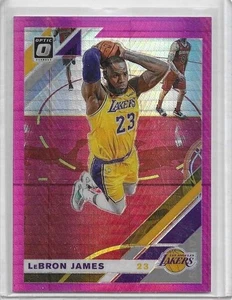 2019-20 Panini Donruss Optic Pink Hyper Prizm LeBron James #60 Lakers - Picture 1 of 2