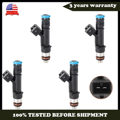 Inyector de combustible 4 piezas para Buick Encore 1,4 L L4 turboalimentado 2013 2014 2015 2017-2019 Foto 1 de 4