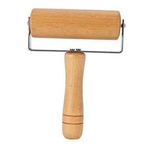 Pizza Rolling Pin, Small Rolling Pin, Non-Stick Wooden Dough Roller for Pastry - Picture 1 of 5