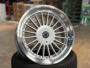 New 17x8J Alpina Classic Design BMW E30 Wheel (set of 4) 4x100 VW Golf Mk2 Mk3 - Picture 1 of 12
