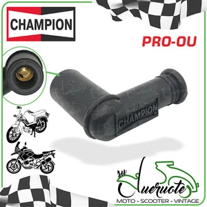 PIPETTA CANDELA CHAMPION 90 PIPA CAPPUCCIO CAVO UNIVERSALE MOTO E SCOOTER RACING - Foto 1 di 1