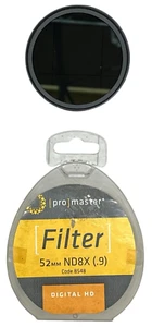 Promaster Lichtfilter 52mm ND 8x 0,9 Digital HD Filter - Bild 1 von 6