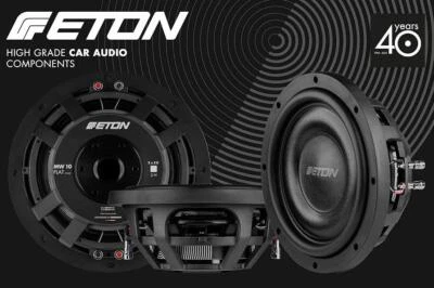 ETON MW10FLAT Move 25 cm flacher Subwoofer Bass Flacher 25 cm, 10 Zoll Subwoofer - Bild 1 von 4