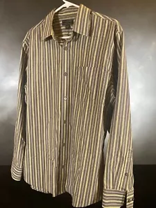 Banana Republic Long Sleeve Button-Down Shirt, Size L, Classic Fit, Avocado Grey - Picture 1 of 6