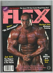 Flex magazine April 1997 (Joe Weider's) with intact attached poster-Becky Rampey - Picture 1 of 1