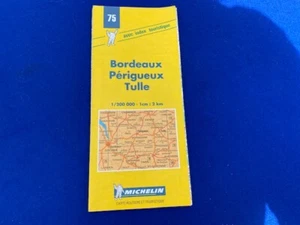 Michelin detailed Area French map 75 Bordeaux Perigueux Tulle Dordogne - Picture 1 of 4