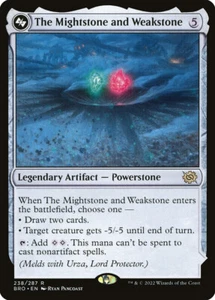 MTG The Mightstone and Weakstone Urza Planeswalker Bottom - The Brothers' War - Picture 1 of 1