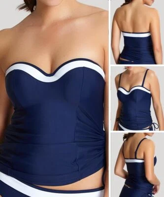 Panache Swim Anya Cruise Tankini Luz Acolchado con Cable Bañador Baño Top - Imagen 1 de 4