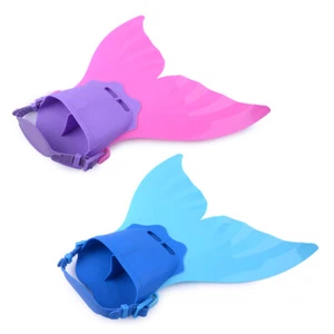 Kinder Mermaid Monoflosse Schwimmfuß Flipper Meerjungfrau Schwimmen Flossen - Bild 1 von 8