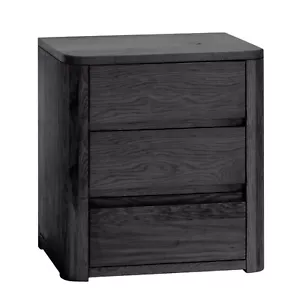 HASENA Oak Line Nachttisch Koro 3 Schubladen Eiche graphit - Bild 1 von 3