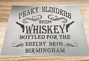 Peaky Blinders Stencil For Painting Walls Furniture Airbrush Bar Sign Barrel