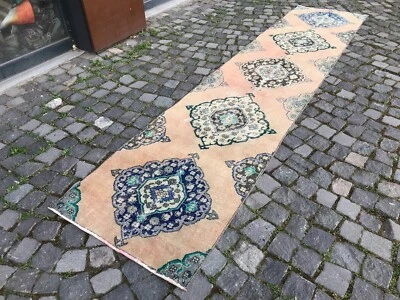 Turkish Antique rug Bohemian Area rug Oushak rug Vintage Rug Handmade Wool rug - Image 1 of 4