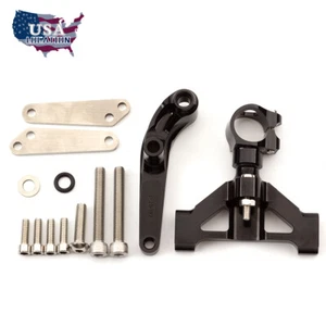 For ZZR1400 ZX14 06 07 2008-2012 CNC Steering Damper Stabilzer Mount Bracket Kit - Picture 1 of 9