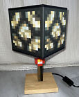 Genuine Mojang 2018 Minecraft Glowstone Table/Desk Lamp With Shade 14" Tall
