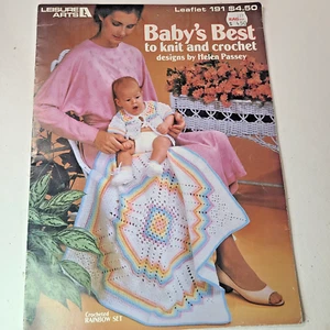 Baby's Best to Knit and Crochet Leisure Arts 191 - 8 Proyectos De Colección 1981 - Imagen 1 de 6