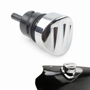 For Harley Sportster 883 XL1200 XR1200 Chrome Cap Oil Tank Dipstick Filler Plug - Picture 1 of 7