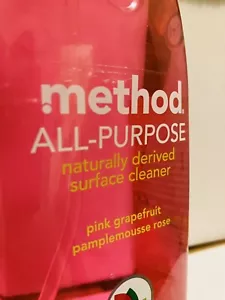 (2x) Method All-Purpose Multi-Surface Cleaner Pink Grapefruit 28 Oz Spray Bottle - Picture 1 of 7