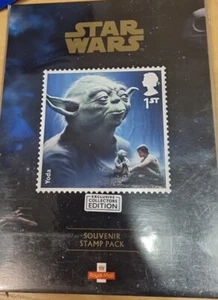 Yoda Star Wars Souvenir stamps presentation pack  Postal Postage new Stamp - Picture 1 of 5