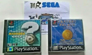 CHAMPIONSHIP MANAGER QUIZ & CAESARS PALACE 2000 for PLAYSTATION 1 BRAND NEW - Picture 1 of 3