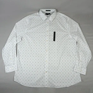 Camisa Banana Republic Botón Para Hombres 2XL Calce Ajustado Geométrica Resistente a las Arrugas Nueva - Imagen 1 de 12