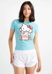 Rue 21 X Sanrio Hello Kitty Noodles Graphic Baby Tee Size XL NEW W TAG - Picture 1 of 3