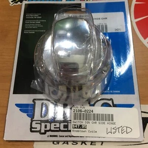 Drag Specialties side hinge ignition switch chrome for Harley #2106-0224 - Picture 1 of 1