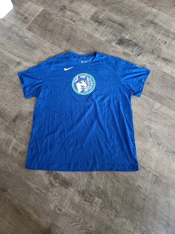 Nike NBA dri-fit Minnesota timberwolves team fan apparel tee Shirt drifit 2x nwt Cover