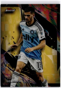 Liel Abada 2024 Topps Finest MLS Gold Refractor #137 Charlotte FC #36/50 - Picture 1 of 2