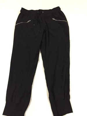 Черные спортивные штаны для бега на шнурке Andrew Marc Performance Crop размер S - Изображение 1 из 4