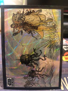 2022 Star Wars Chrome Galaxy Attack on Hoth! Wave Refractor 14 # 94/99