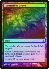 Turntimber Grove FOIL Zendikar NM Land Common MAGIC GATHERING CARD ABUGames