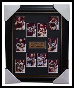 2015 NRL Card Team Set Manly Sea Eagles Framed Jamie Lyon Daly Cherry-Evans