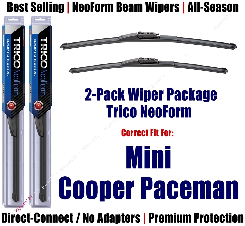 2pk Super-Premium NeoForm Wipers fit 2013-2016 Mini Cooper Paceman - 161813/2013 - Image 1 of 1