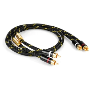 Pure copper silver plated lotus audio cable CD power amplifier RCA signal cable - Picture 1 of 5