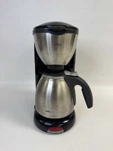 Braun Aroma Deluxe KF600 Typ 3106 10 Tassen Kaffeemaschine 1000W Thermokaraffe - Bild 1 von 18